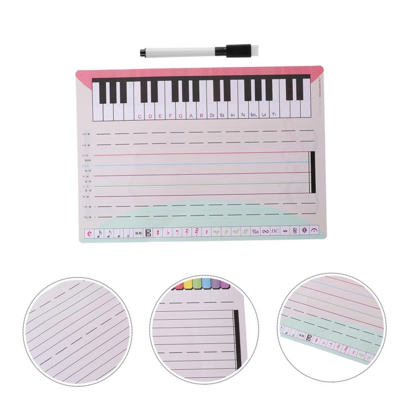 Erasable Music Staff Whiteboard For Piano Practice And Teaching Large Size - Image 3