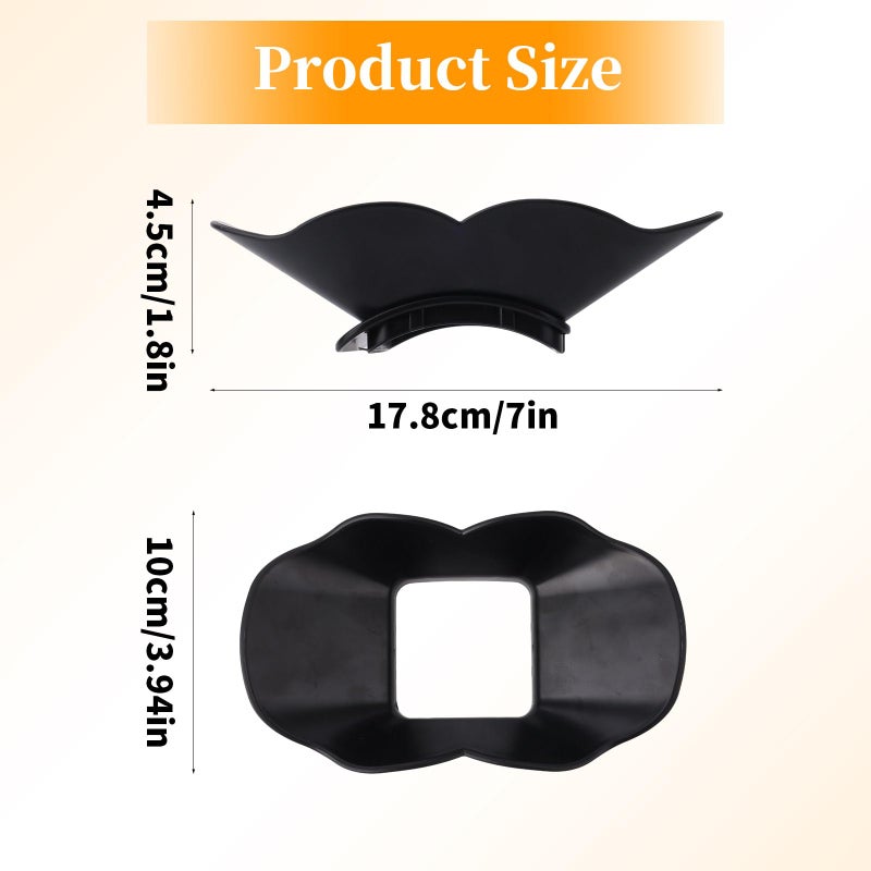 Ninja Anti-Splash Flow Hood for Ninja Slushie Machine FS301 FS300, Plastic Anti-Splash Flow Hood Liquid Guide Cover Ice Maker Accessories Easy Installation & Dishwasher Safe (Black) - Image 2