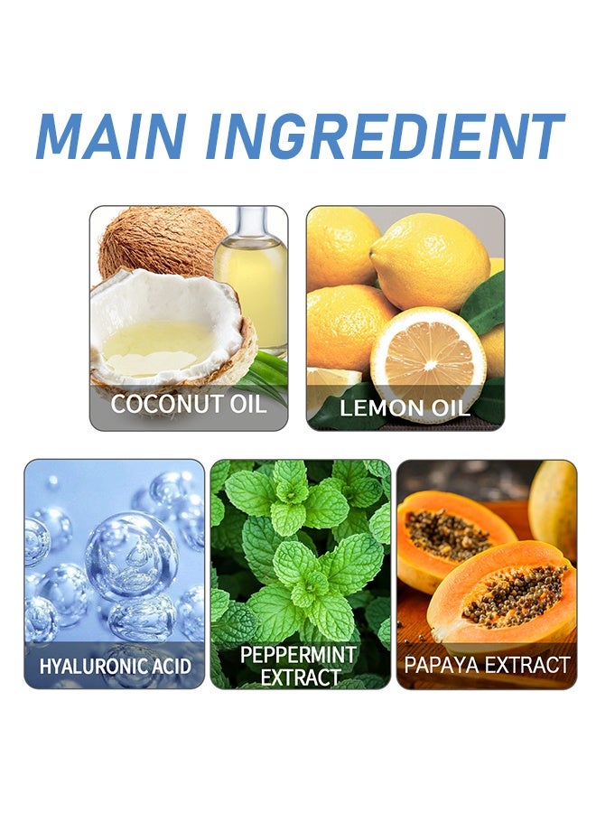 EELHOE 5D White Teeth Whitening Strips— Oral Hygiene Care Strip -for false Teeth Dental Bleaching System Gel （7 Sets） - Image 5