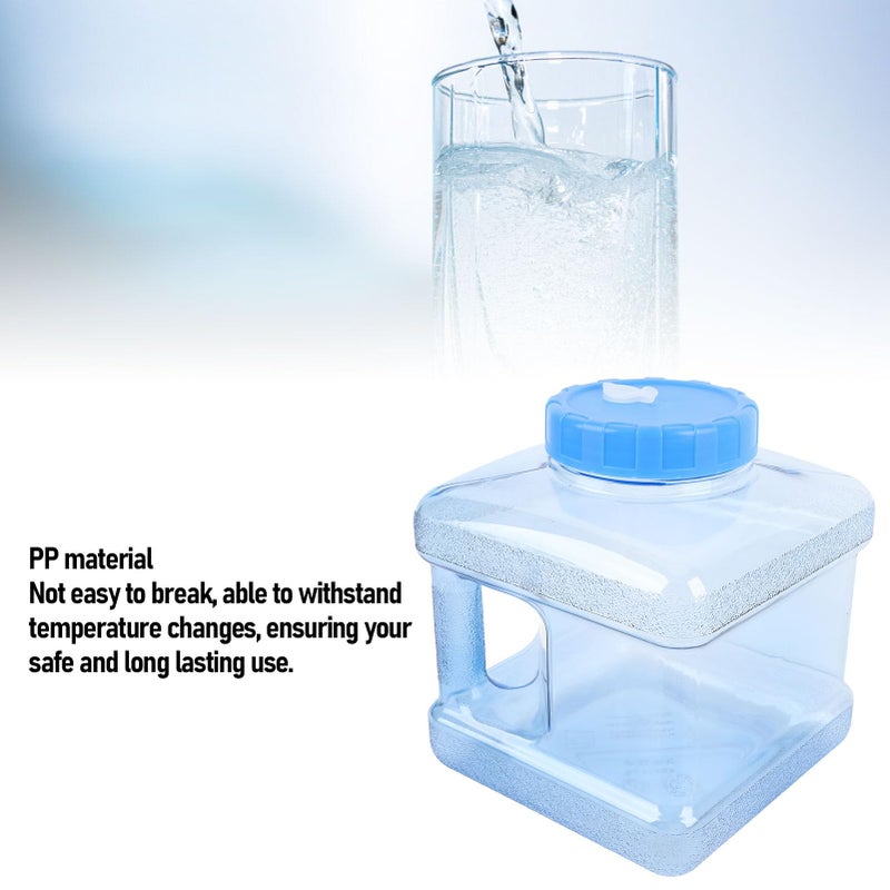 Blue 5L Distilled Water Collection Bottle PP Material Anti Crack Heat Container For Home Beauty Teeth - Image 4