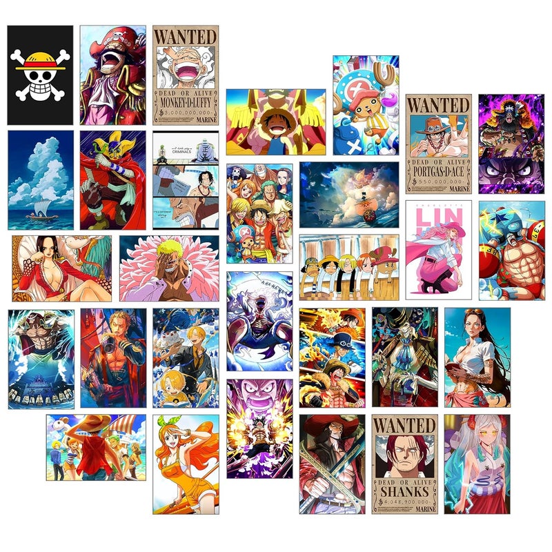 Thepaper9store anime wall collage kit (One pis) - Image 1