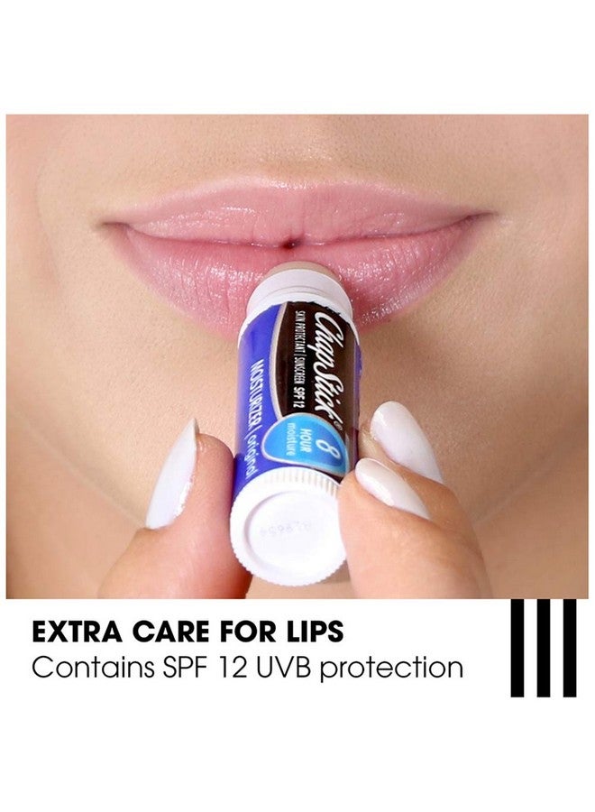 تشابستيك مرطب شفاه تشابستيك 2 في 1 للعناية بالشفاه بعامل حماية من الشمس 15، أصلي، بنكهة الكرز الأسود والنعناع المنعش، عبوة من 3 قطع - مرطب شفاه واقي من الشمس مع الصبار وفيتامين هـ، 0.15 مل - Image 4