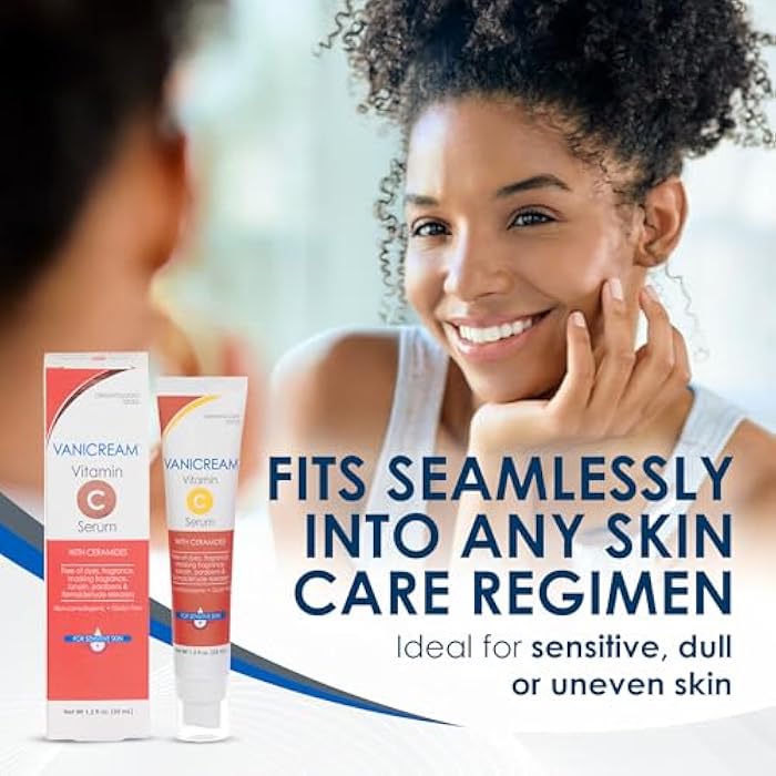 Vanicream Vitamin C Serum, 1.2 Fl Oz, Formulated without Common Irritants for Sensitive Skin, Milky and Lightweight Brightening Serum, Hydrates & Boosts Glow, Dermatologist-Tested - Image 3