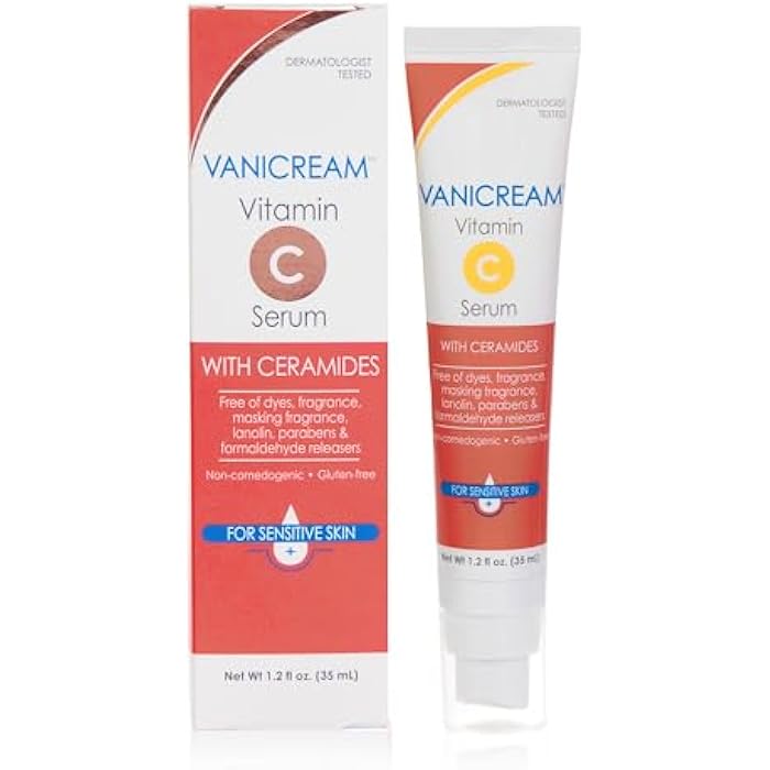 Vanicream Vitamin C Serum, 1.2 Fl Oz, Formulated without Common Irritants for Sensitive Skin, Milky and Lightweight Brightening Serum, Hydrates & Boosts Glow, Dermatologist-Tested - Image 1