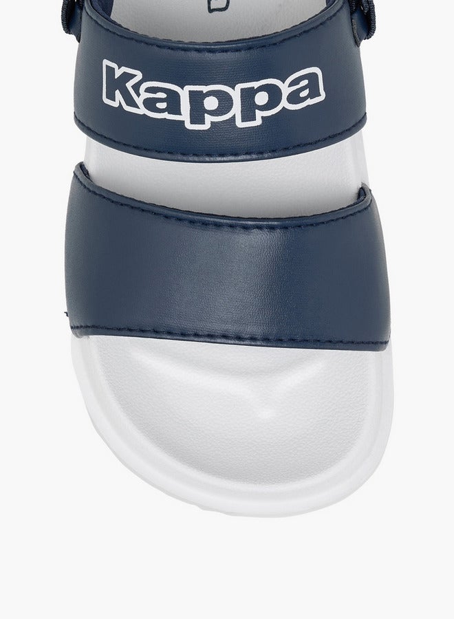 Kappa Boys' Logo Print Sandals with Elasticated Strap - Image 3