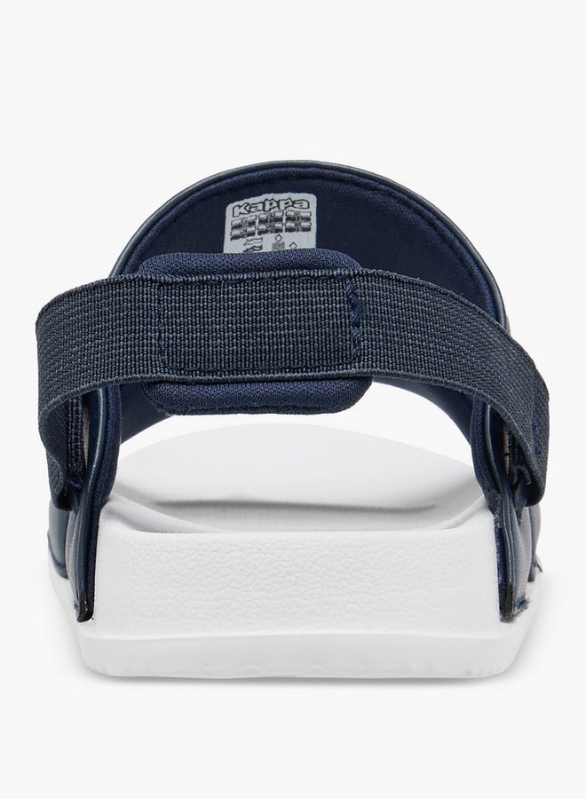 Kappa Boys' Logo Print Sandals with Elasticated Strap - Image 4