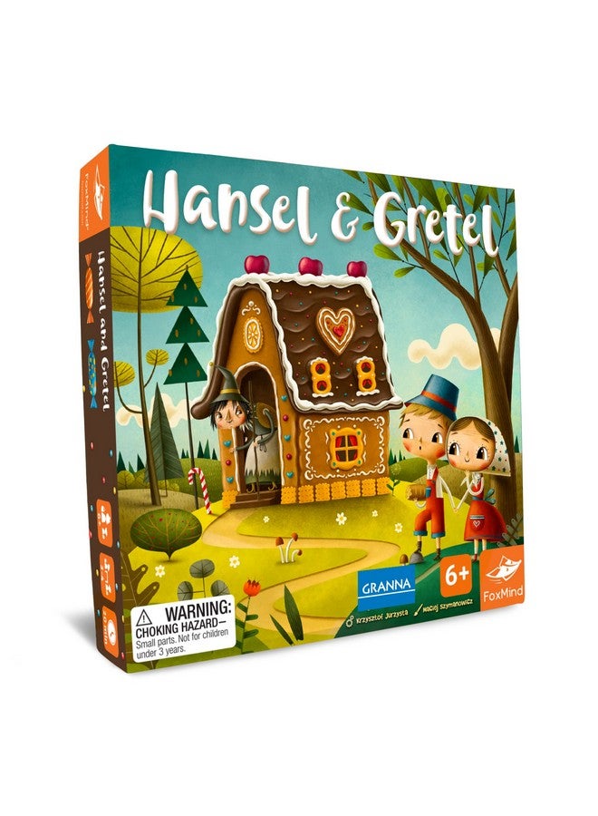 FoxMind Games: Hansel & Gretel, a Cooperative Fairytale, Math, Brothers Grimm Princess, up to 4 Players, 6 and up. - Image 1