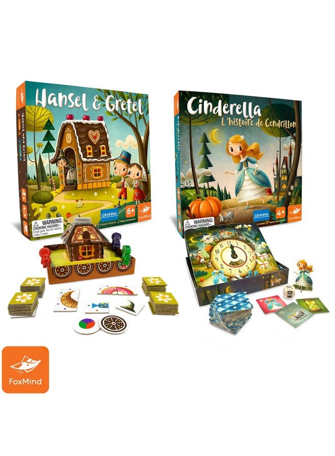 FoxMind Games: Hansel & Gretel, a Cooperative Fairytale, Math, Brothers Grimm Princess, up to 4 Players, 6 and up. - Image 2