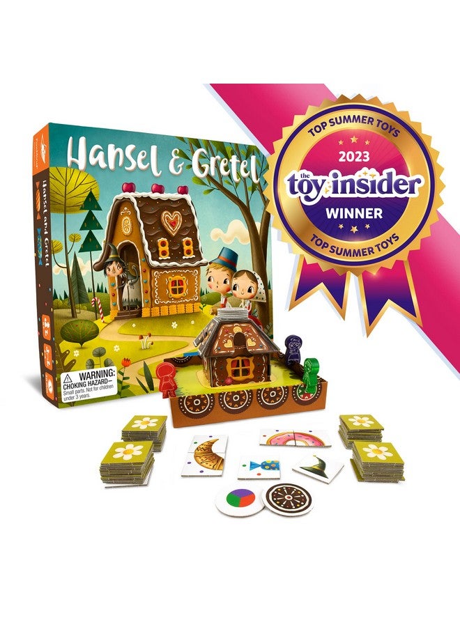 FoxMind Games: Hansel & Gretel, a Cooperative Fairytale, Math, Brothers Grimm Princess, up to 4 Players, 6 and up. - Image 3