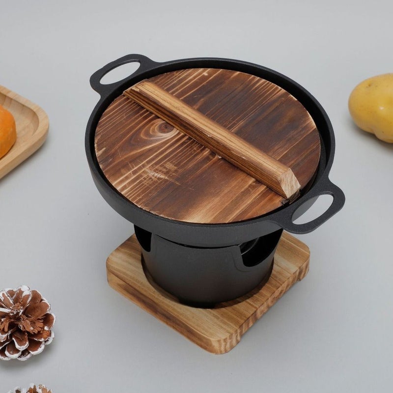 Compact Non Stick Mini Korean BBQ Grill Pan Black Smokeless Aluminum Hand Wash Only Single Serving - Image 2