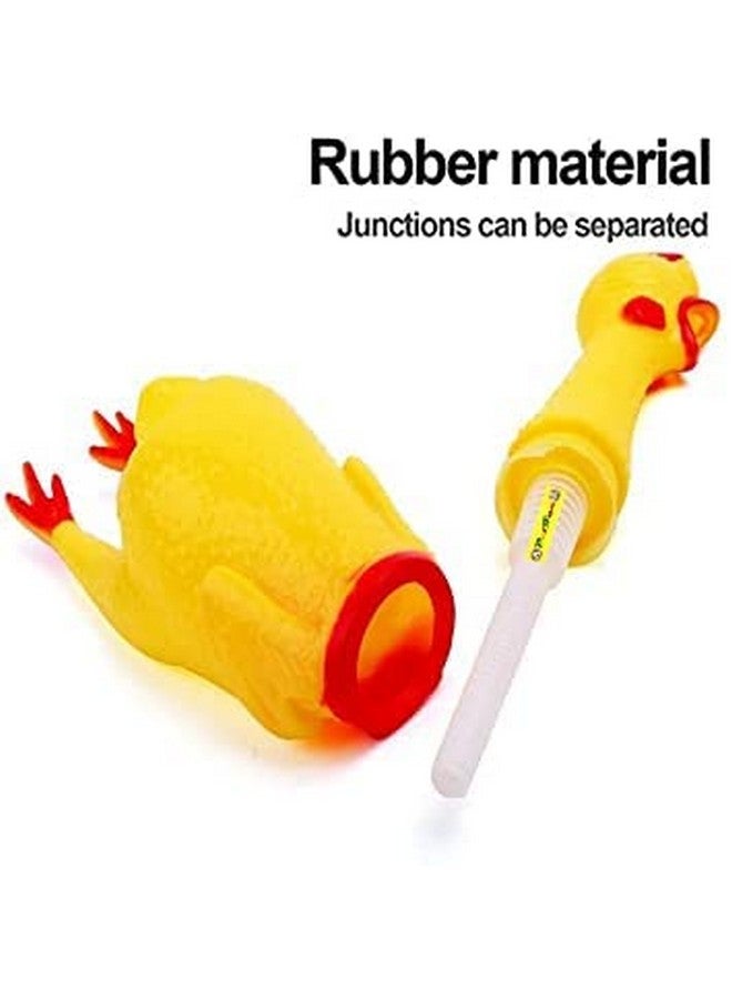 Dogs Screaming Rubber Squaking Chicken Toy Novelty And Durable For All Breed Sizes Dogs Cats (Color May Vary) - Image 4