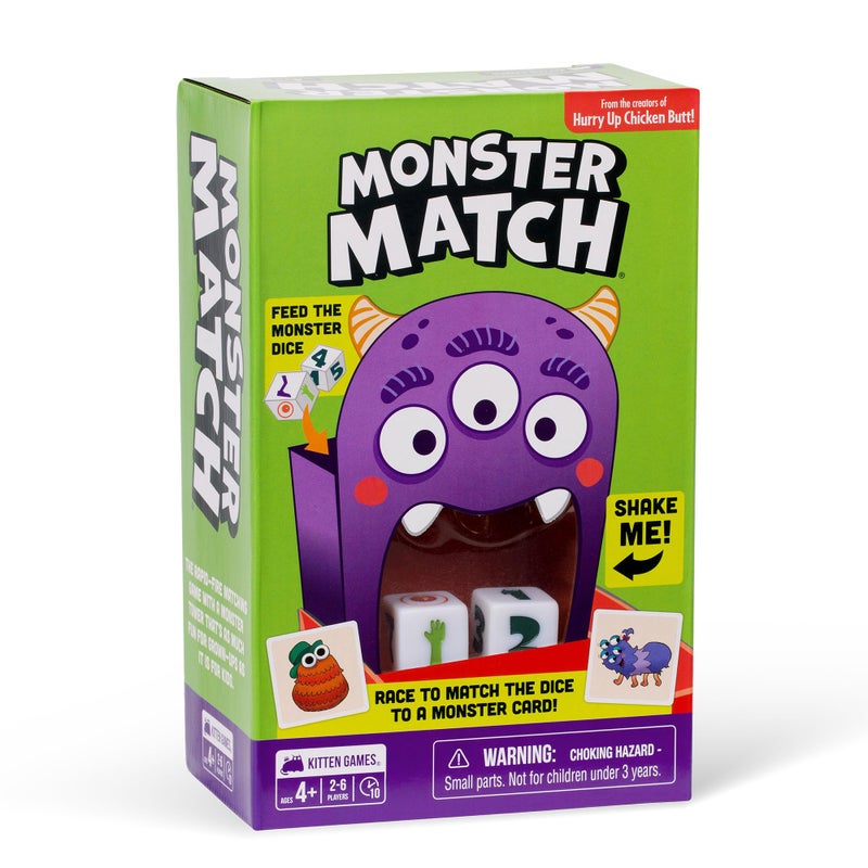 Exploding Kittens Monster Match Matching Dice Game for Kids Ages 4 26 Players Fun Family Game NightCreative Kids Game - Image 3