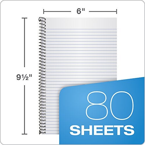TOPS Second Nature Notebook, 9.5 x 6 Inch, College Ruled, 100% Recycled, 80 Sheets, Grey (74109) - Image 3
