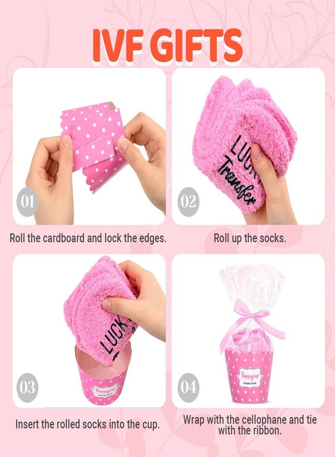 Happy Pop HAPPYPOP IVF Gifts for Women - Fertility Infertility Embryo Transfer Gifts for Wife on Lucky Transfer Day, Egg Retrieval Pineapple Fuzzy Socks - Image 5
