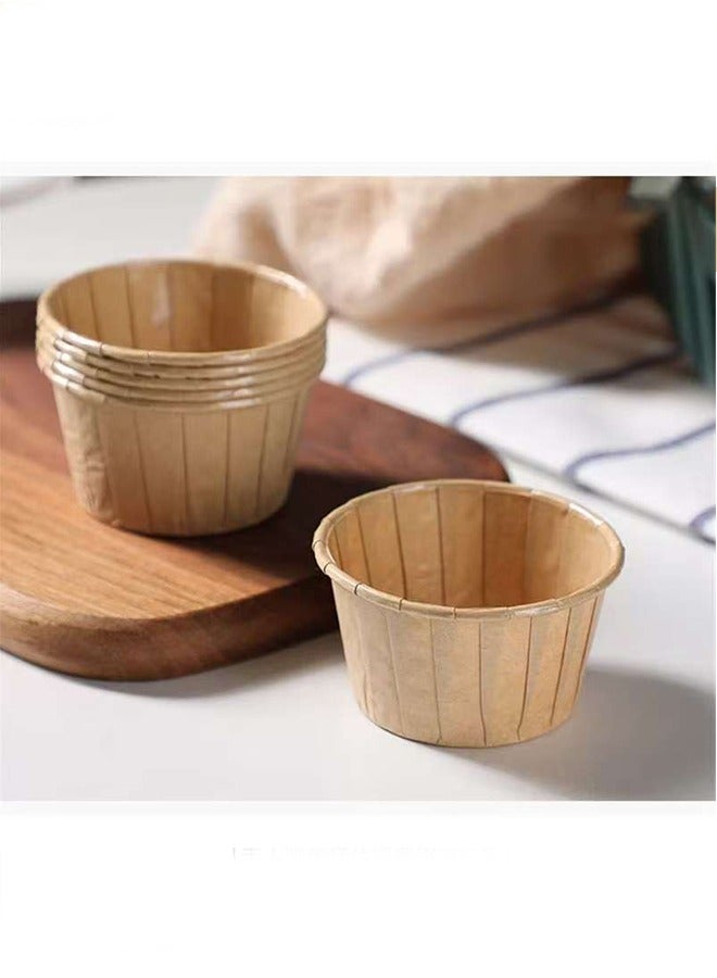 50Pcs Disposable Cupcake Baking Cups, High Temperature Resistant Oil Proof Liner Parchment Paper Cupcake, Baking Wrappers Accessories and Birthday Party Decorations  - Image 3