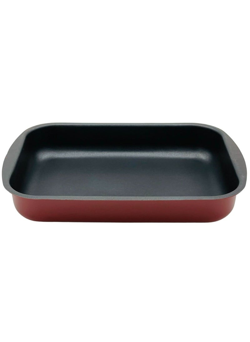 3 قطع غير عصا مستطيل الخبز وعاء مجموعة النبيذ الأحمر - Image 3