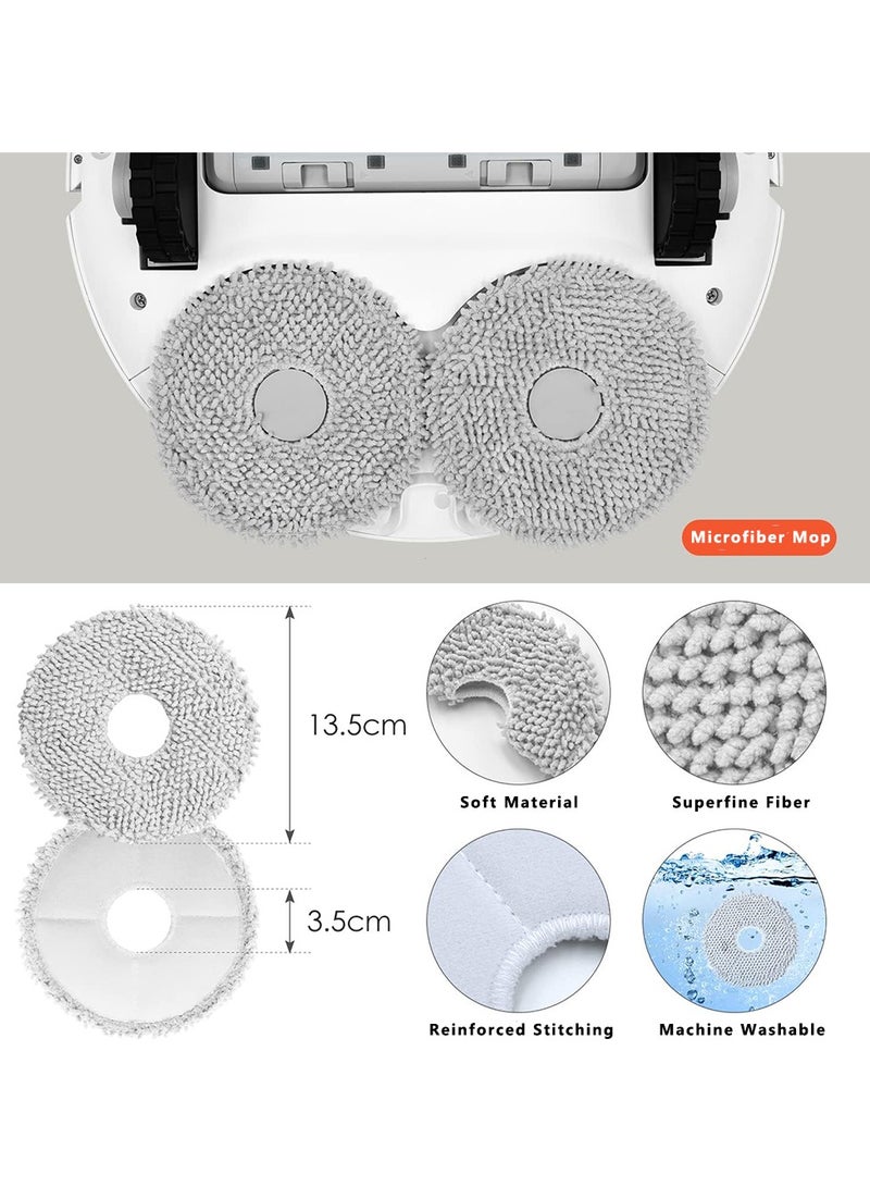 JVSCAM Accessory Set for Xiaomi X20+ Robot Vacuum Cleaner, 1 Roller Brush, 4 Dust Bags, 6 Wipes, 2 Filters, 4 Side Brushes, X20+ Replacement Part Robot Vacuum Cleaner Accessories - Image 4