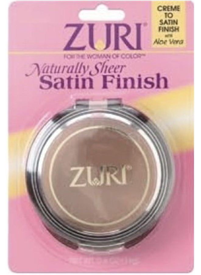 Zuri - Zuri Naturally Sheer Satin Finish Pressed Powder - Chestnut - Image 1