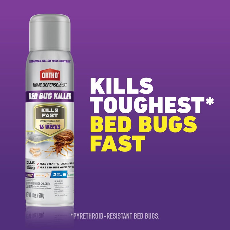 Ortho Home Defense Max Bed Bug Killer - Also Kills Fleas & Brown Dog Ticks, Spot Treatment, 18 oz - Image 2