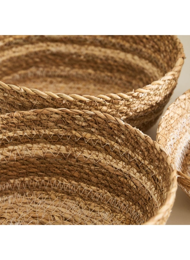 Home Box Naturaloom 3-Piece Oval Multiutility Basket Set 26 X 26 X 9  - Image 4