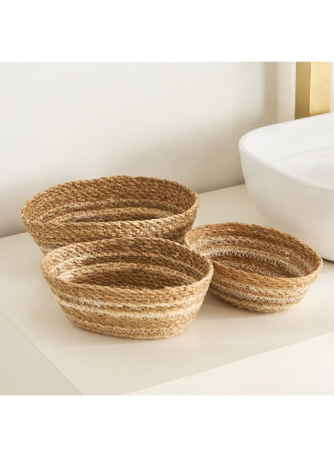 Home Box Naturaloom 3-Piece Oval Multiutility Basket Set 26 X 26 X 9  - Image 5