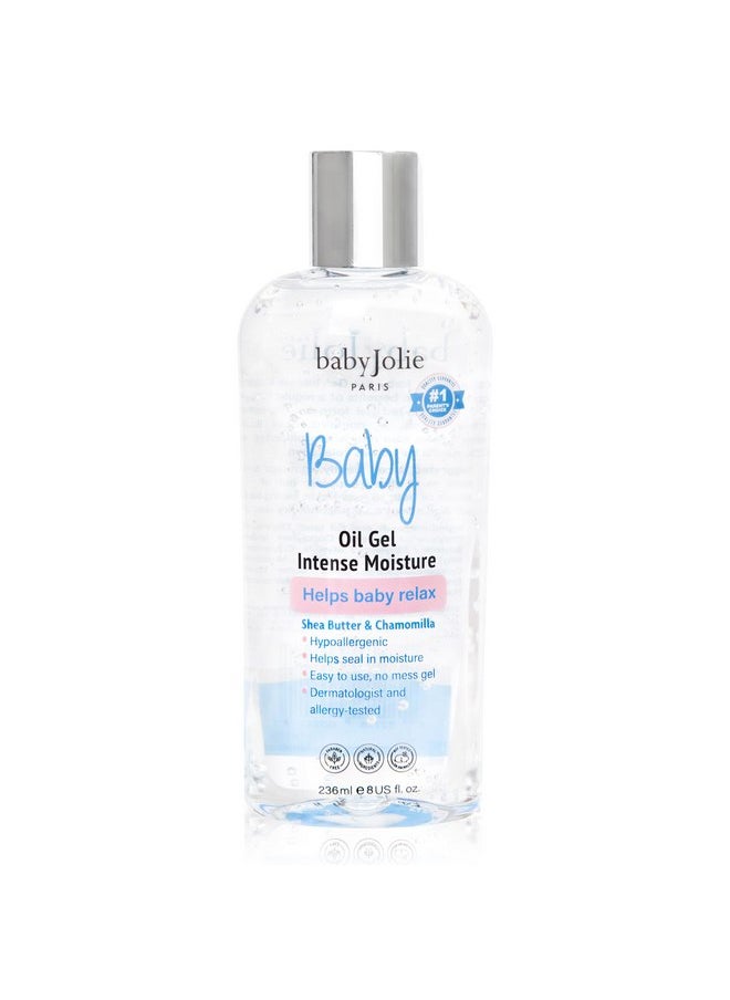 Baby Jolie Baby Jolie Relaxing Baby Oil Gel with Shea Butter & Camomile Intensive Moisture 8Oz  - Image 1