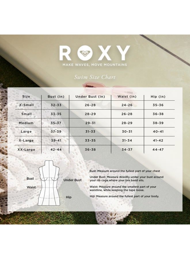 Roxy Women's Long Sleeve Rashguard – UPF 50+ Sun Protection, Surf, Beach Volley, Yoga, Quick-Dry Swim Shirt, Mix, M - Image 3