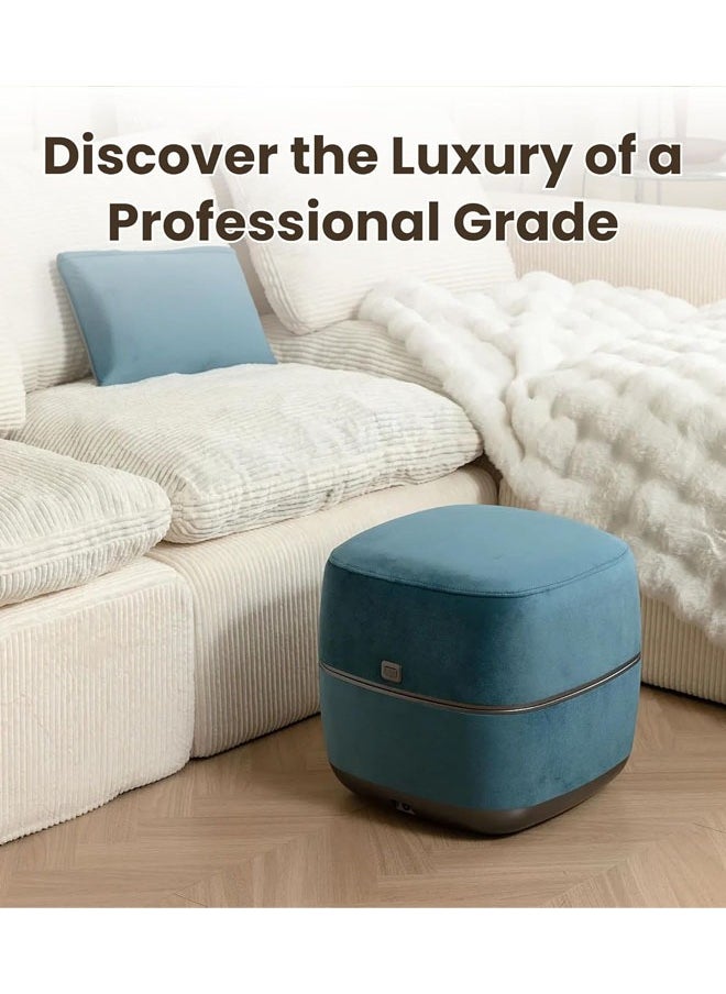 Nourest 3-in-1 Comfort F1 Foot Massager + Ottoman-Light Blue  - Image 2