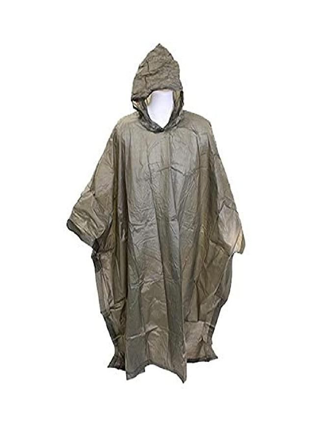 Coghlan's Rain Poncho: Lightweight, Waterproof, Reusable, Hooded Raincoat for Adults, Versatile Rain Gear for Men & Women, for Camping, Outdoor Activities and Travel, Olive - Image 3
