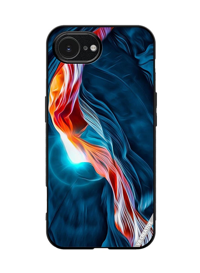 Protective Case Cover For Apple iPhone 16e Layers Design Multicolour