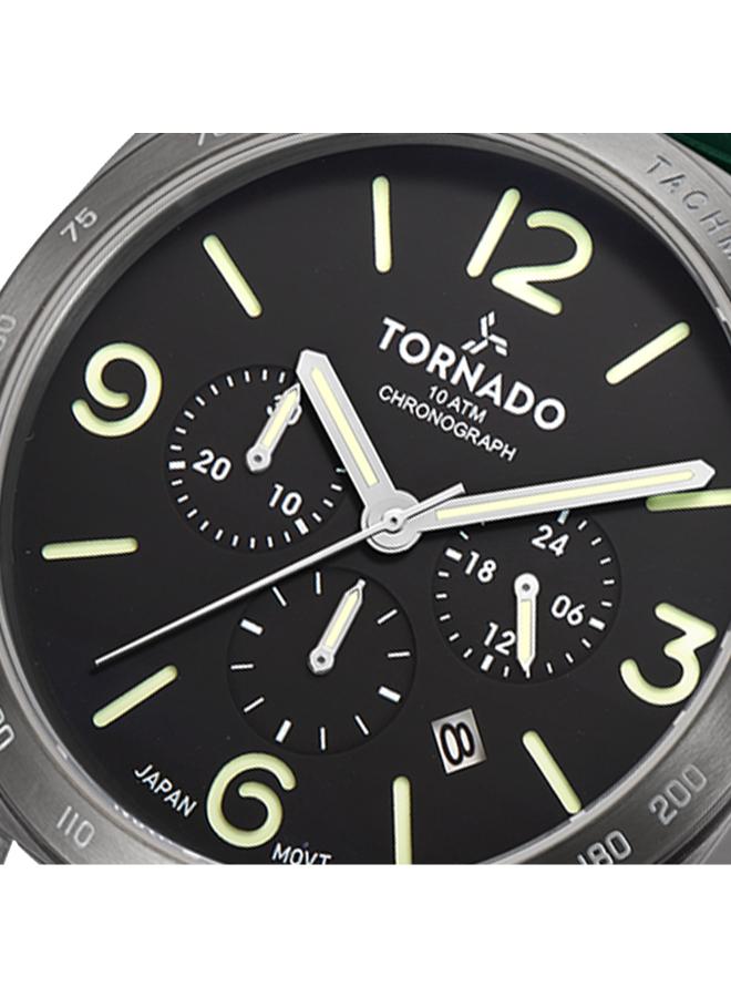 TORNADO Men's Silicone Chronograph Watch T9102-XSHB - 43x52 mm - Image 4