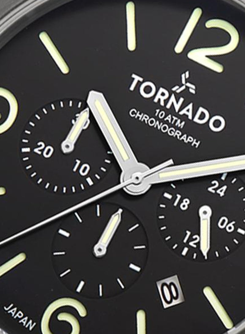 TORNADO Men's Silicone Chronograph Watch T9102-XSHB - 43x52 mm - Image 4
