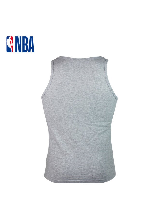 Nba Men's Solid Color Elastic Cotton Inner Tight-fitting Vest Slim Fit Basketball Sports Vest Sleeveless Base Set - Image 3
