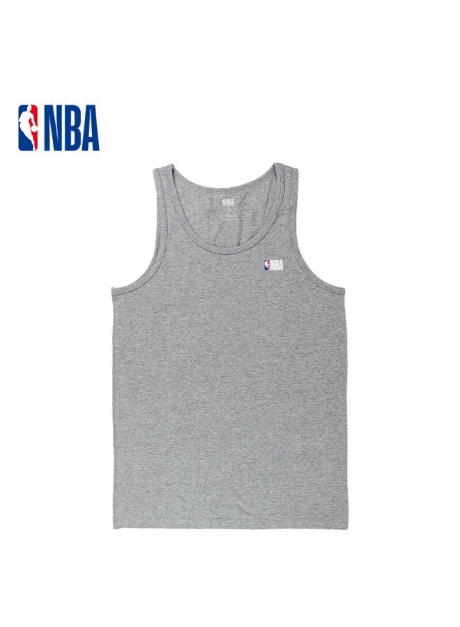 Nba Men's Solid Color Elastic Cotton Inner Tight-fitting Vest Slim Fit Basketball Sports Vest Sleeveless Base Set - Image 4
