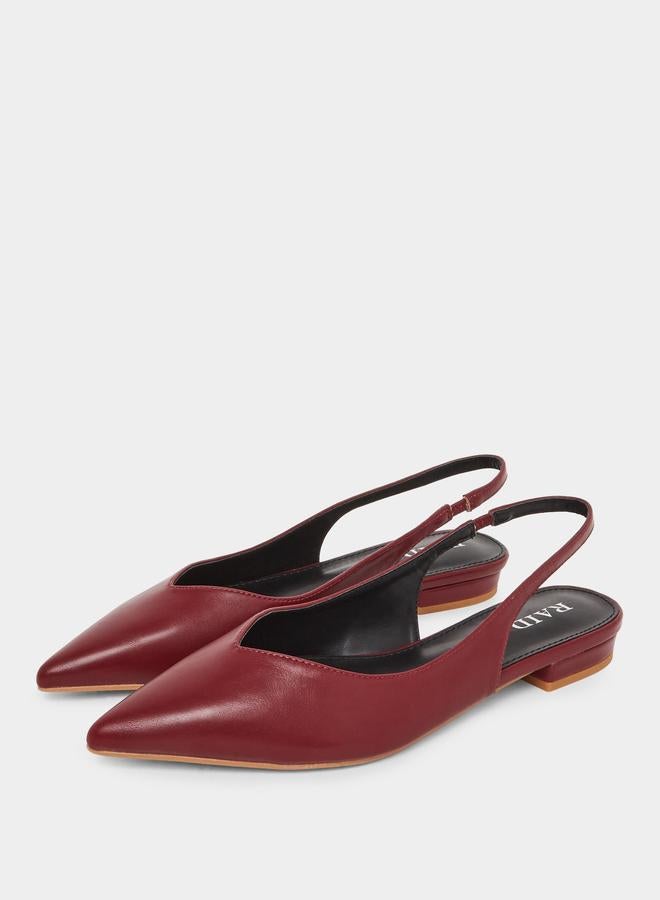 ريد حذاء ميولز فلات بسير خلفي - Image 2