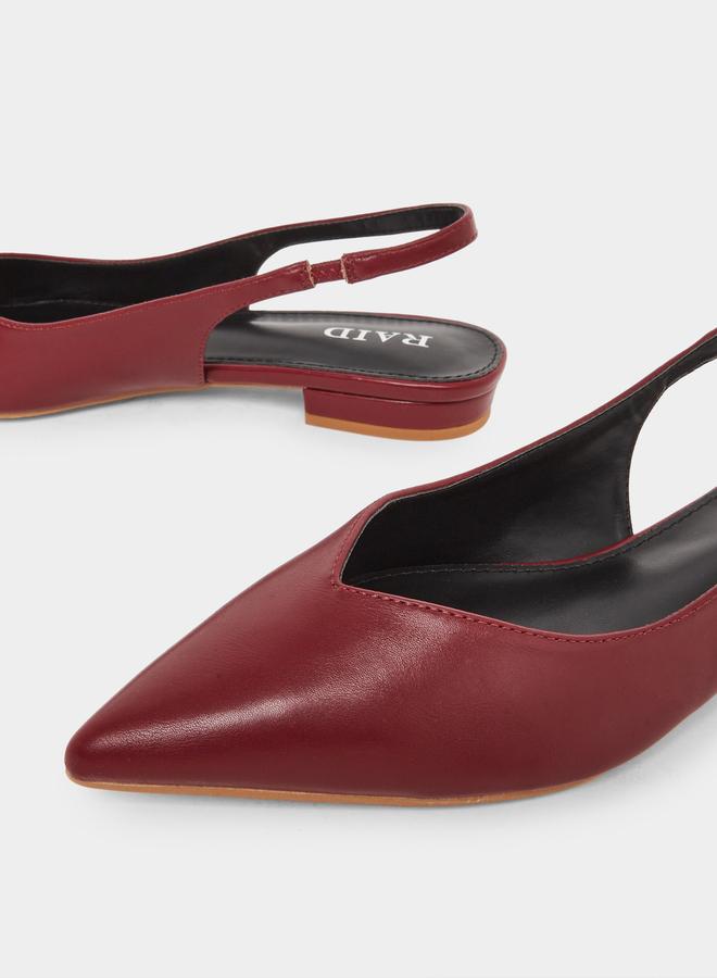 ريد حذاء ميولز فلات بسير خلفي - Image 3