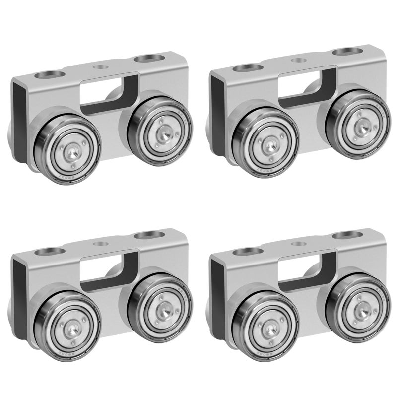 FBULWSEC P2750-EG 4 Wheel Light Duty Trolley Assembly for Unistrut, Use for All 1-5/8" P1000, P1001, P5000, P5001, P5500, P5501 or Taller Strut Channel, Unistrut, Superstrut (4PACK) - Image 1