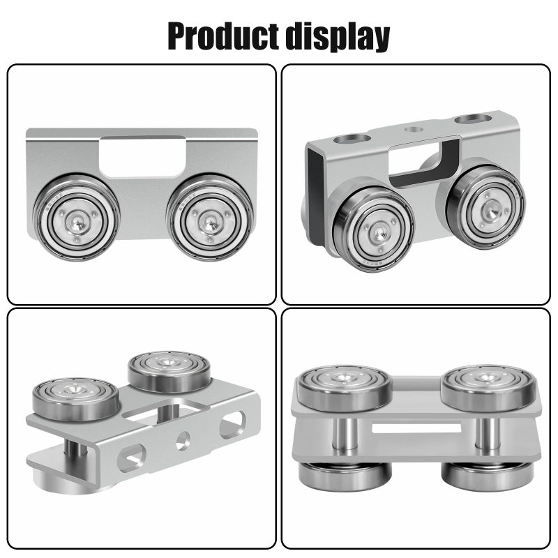 FBULWSEC P2750-EG 4 Wheel Light Duty Trolley Assembly for Unistrut, Use for All 1-5/8" P1000, P1001, P5000, P5001, P5500, P5501 or Taller Strut Channel, Unistrut, Superstrut (4PACK) - Image 4