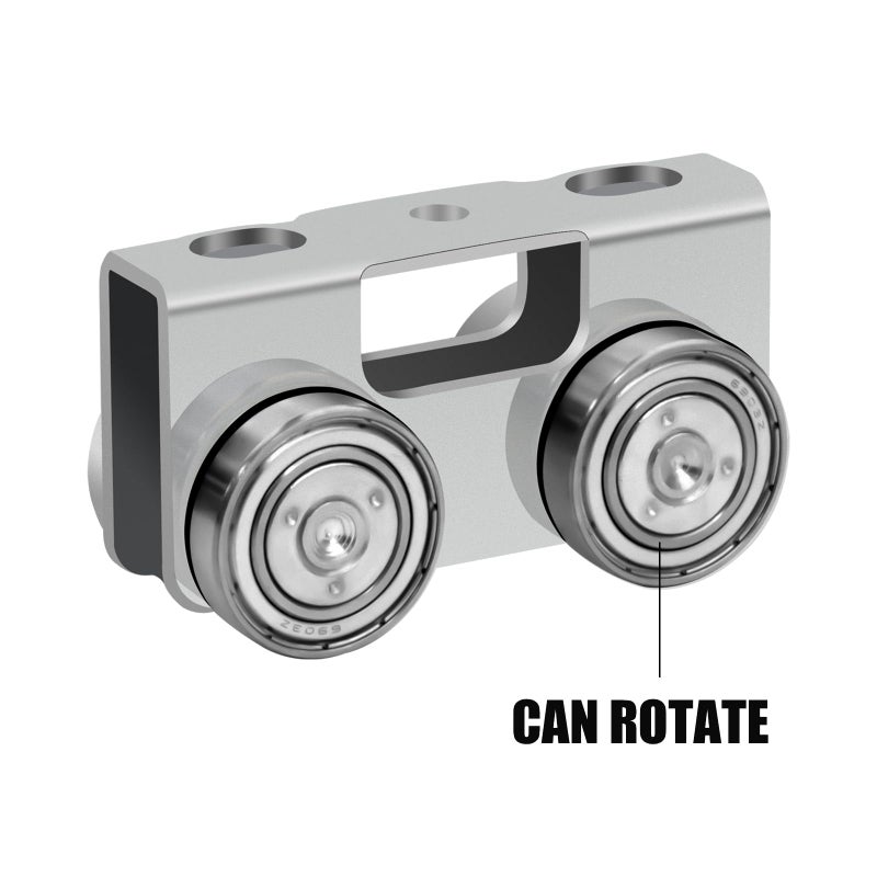 FBULWSEC P2750-EG 4 Wheel Light Duty Trolley Assembly for Unistrut, Use for All 1-5/8" P1000, P1001, P5000, P5001, P5500, P5501 or Taller Strut Channel, Unistrut, Superstrut (4PACK) - Image 5