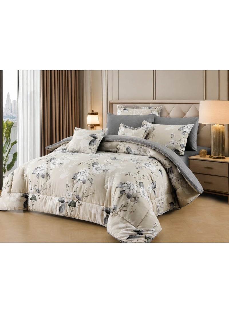 Premium 8-Piece Summer Bedspread Set (Double/Queen) – Lasting Quality and Renewed Elegance - Image 3