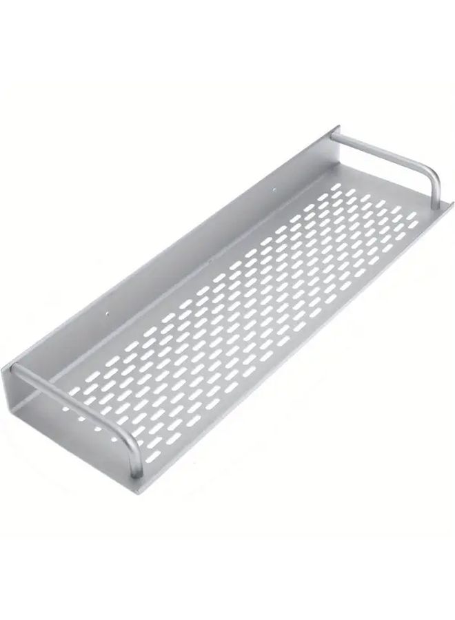 Heavy Duty Shower Caddy Wall Mounted 40cm Bathroom Organizer With Drainage Holes - Image 1