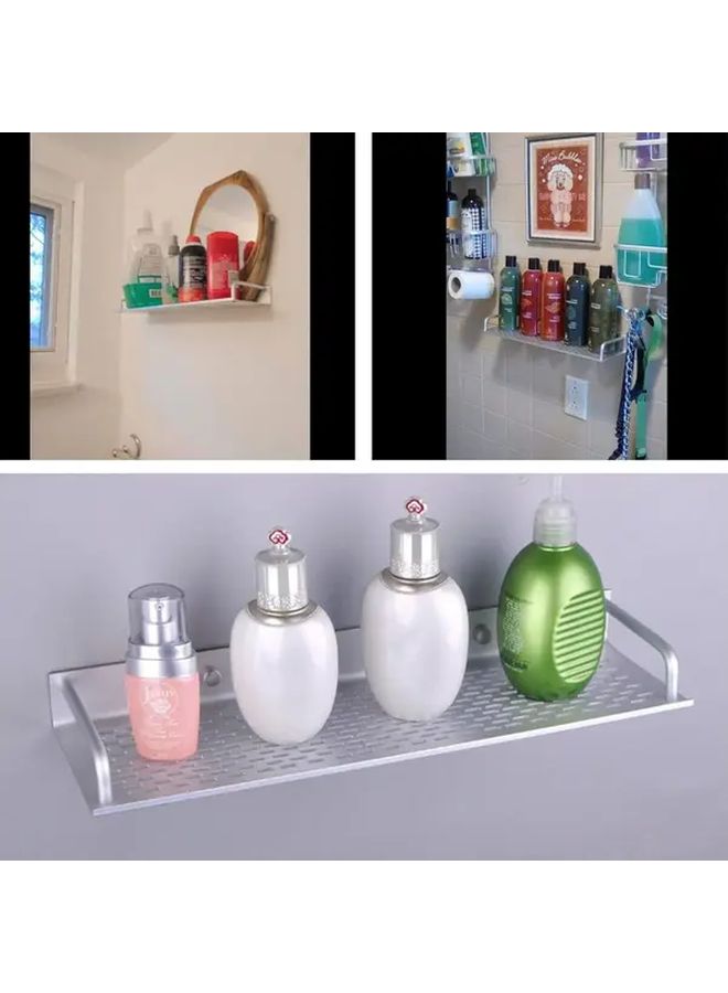 Heavy Duty Shower Caddy Wall Mounted 40cm Bathroom Organizer With Drainage Holes - Image 5