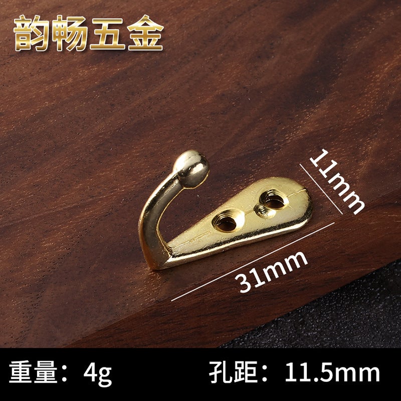 general Zinc Alloy Single Coat Hook Antique Style Wall Mount for Clothes Scarves - Image 1