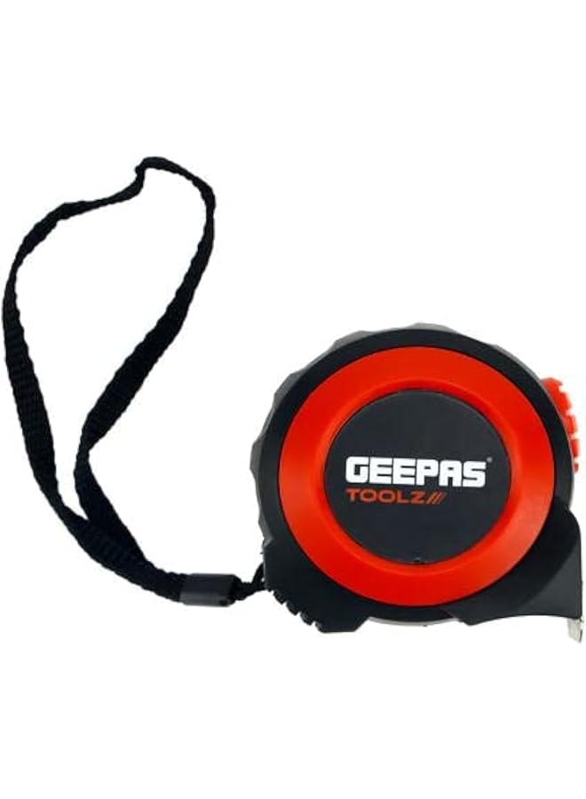 GEEPAS Toolz Measuring Tape 7.5 M X 25 Mm Size Red Black - Image 1