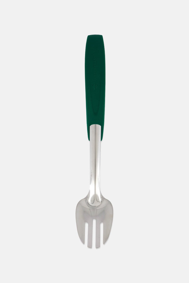 MASTERCLASS Stainless Steel Salad Fork, Green - Image 1