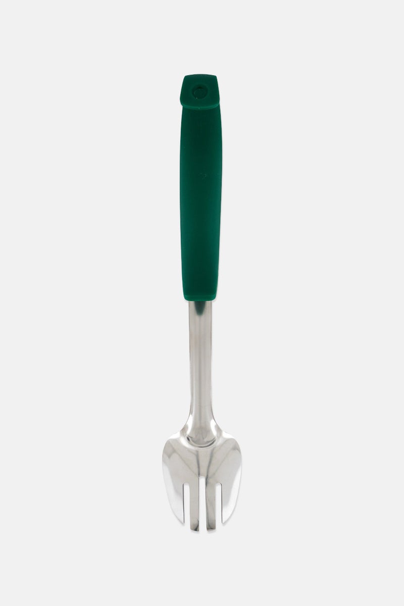MASTERCLASS Stainless Steel Salad Fork, Green - Image 3