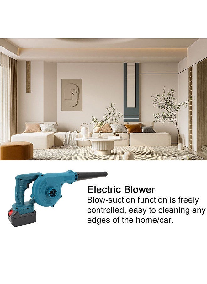 Generic - Rechargeable 2-in-1 Blowing and Suction Leaves Dust Collector High Power Cordless Electric Air Blower Multifunctional Portable Vacuum Cleannig Blower Home and Car Cleaning Accessory - Image 1