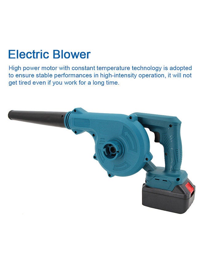 Generic - Rechargeable 2-in-1 Blowing and Suction Leaves Dust Collector High Power Cordless Electric Air Blower Multifunctional Portable Vacuum Cleannig Blower Home and Car Cleaning Accessory - Image 1