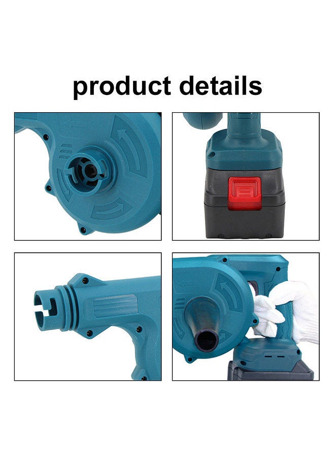 Generic - Rechargeable 2-in-1 Blowing and Suction Leaves Dust Collector High Power Cordless Electric Air Blower Multifunctional Portable Vacuum Cleannig Blower Home and Car Cleaning Accessory - Image 1