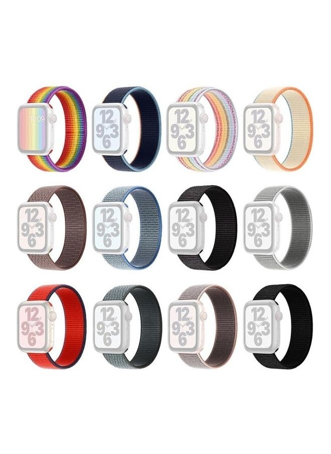 NIBEMINENT - Single Loop Nylon Replacement Watchband For Apple Milky White - Image 1